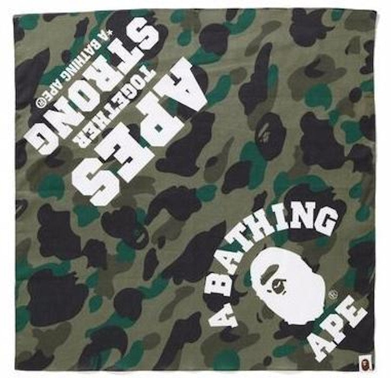 BAPE Apes Together Strong Bandana Green