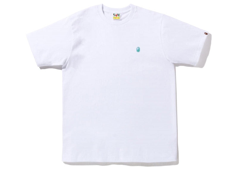 BAPE Aqua Ape Head Tee White
