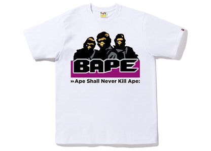 BAPE Archive Graphic #8 Tee White