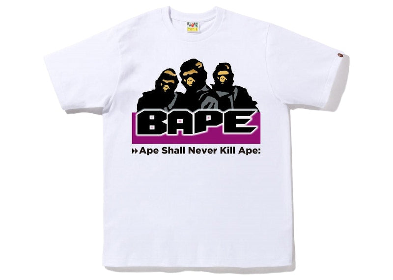 BAPE Archive Graphic #8 Tee White