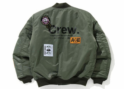 BAPE Archive Patch MA-1 Jacket Green