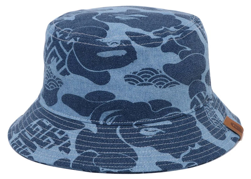 BAPE Asia Camo Denim Hat Indigo