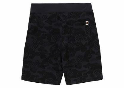 BAPE Asia Camo Sweat Shorts Black