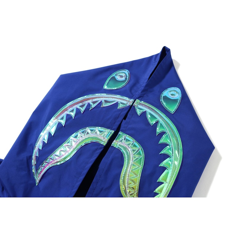 BAPE Aurora Shark Hoodie Jacket Blue