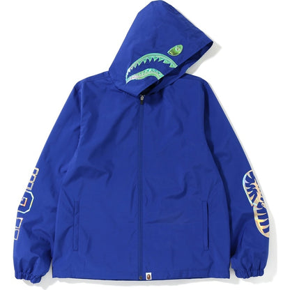 BAPE Aurora Shark Hoodie Jacket Blue