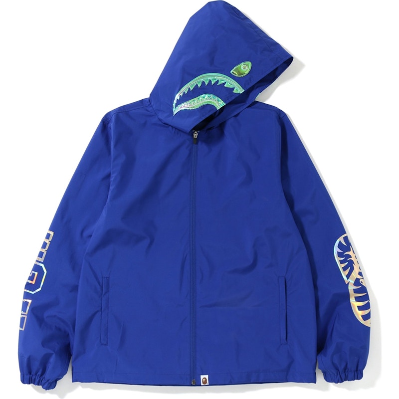 BAPE Aurora Shark Hoodie Jacket Blue