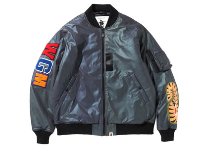 BAPE Aurora Shark Loose Fit MA-1 Black
