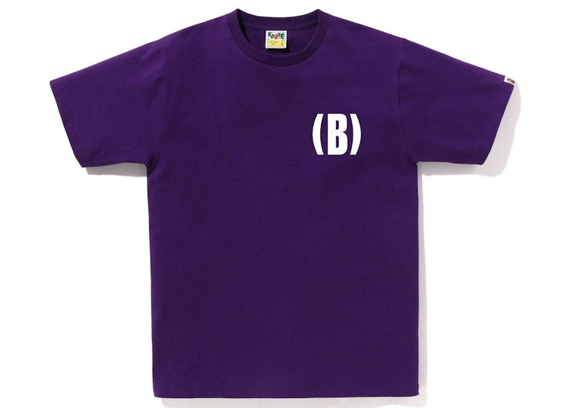 BAPE B One Point Tee Purple