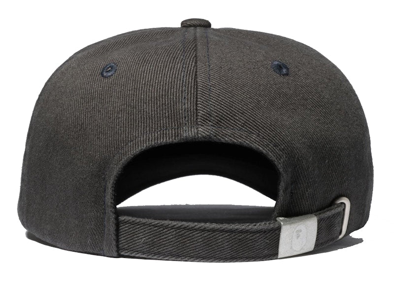 BAPE B.A. Washed Twill Cap Charcoal