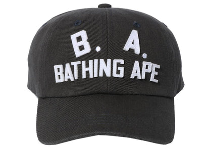BAPE B.A. Washed Twill Cap Charcoal