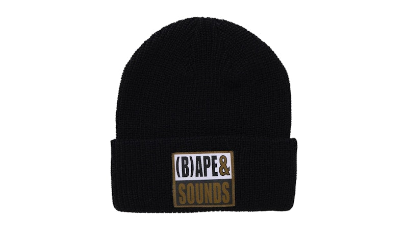 BAPE (B)Ape Sounds Knit Cap Black