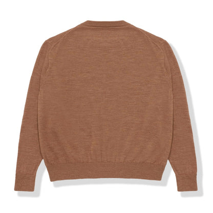 BAPE BLACK Ape Head Pullover Knit Brown