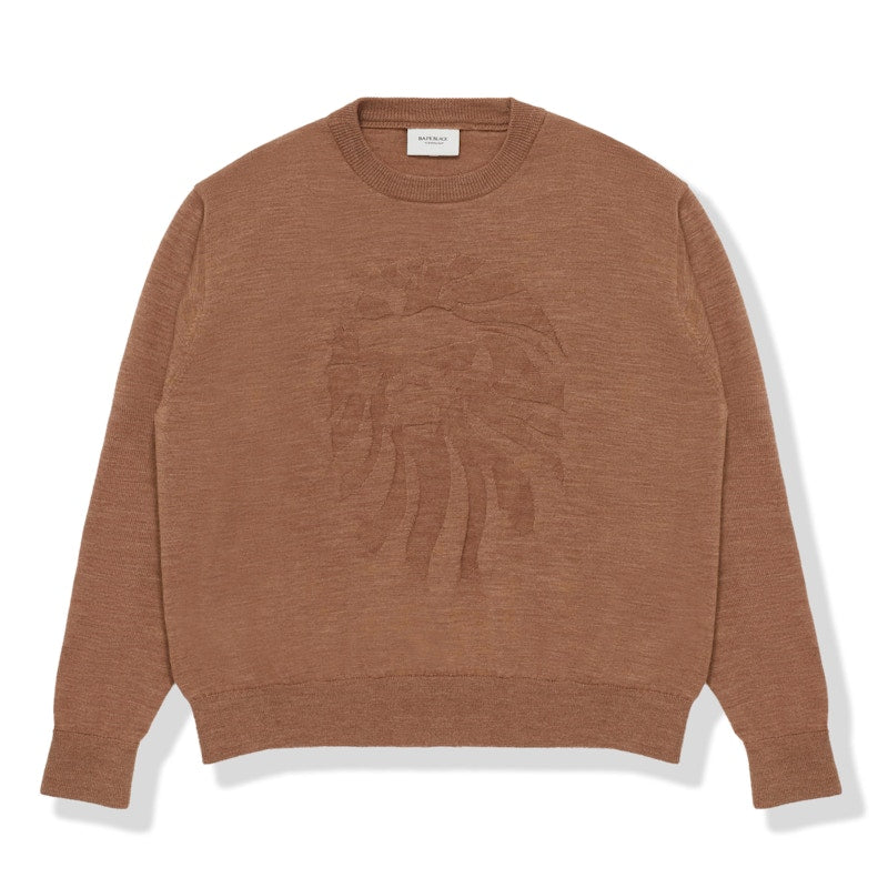 BAPE BLACK Ape Head Pullover Knit Brown