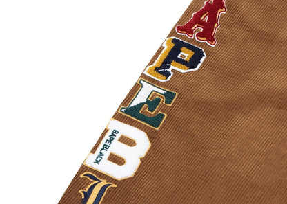 BAPE BLACK Corduroy Chino Pants Beige