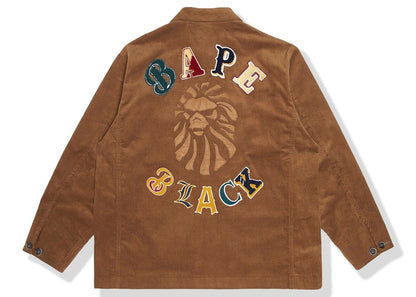 BAPE BLACK Courduroy Work Jacket Beige