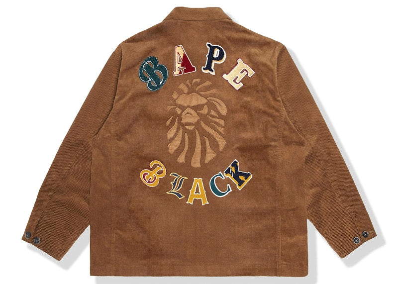 BAPE BLACK Courduroy Work Jacket Beige