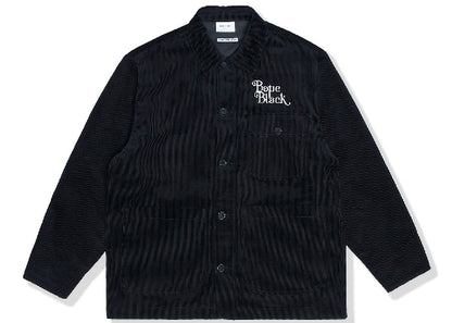 BAPE BLACK Courduroy Work Jacket Black