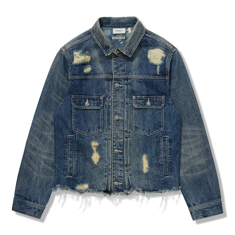 BAPE BLACK Denim Jacket Indigo