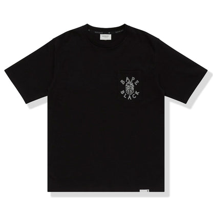 BAPE BLACK Logo Pocket Tee Black