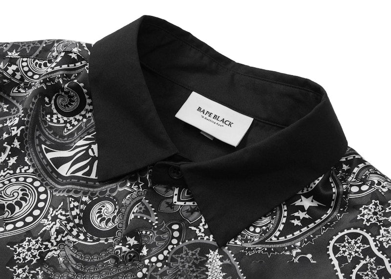 BAPE BLACK Loose Fit Shirt Black