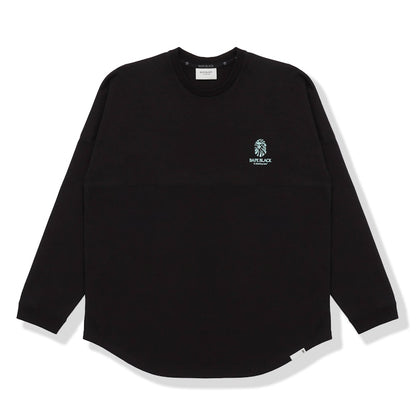 BAPE BLACK Paisley Logo L/S Tee Black Green