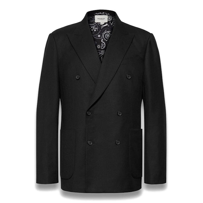 BAPE BLACK Suit Blazer Jacket Black