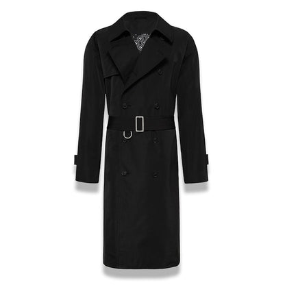 BAPE BLACK Trench Coat Black
