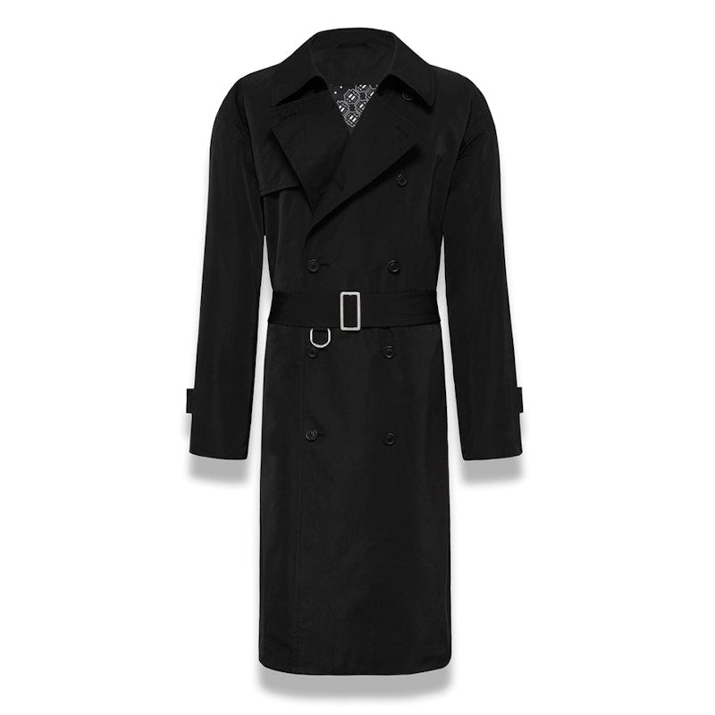 BAPE BLACK Trench Coat Black