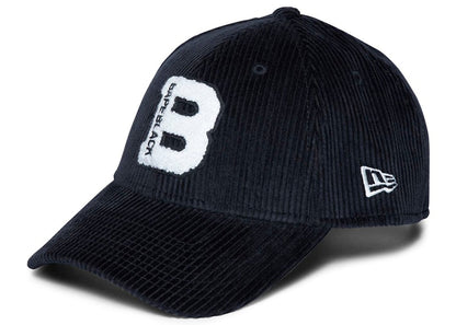BAPE BLACK x New Era Logo Corduroy Cap Black