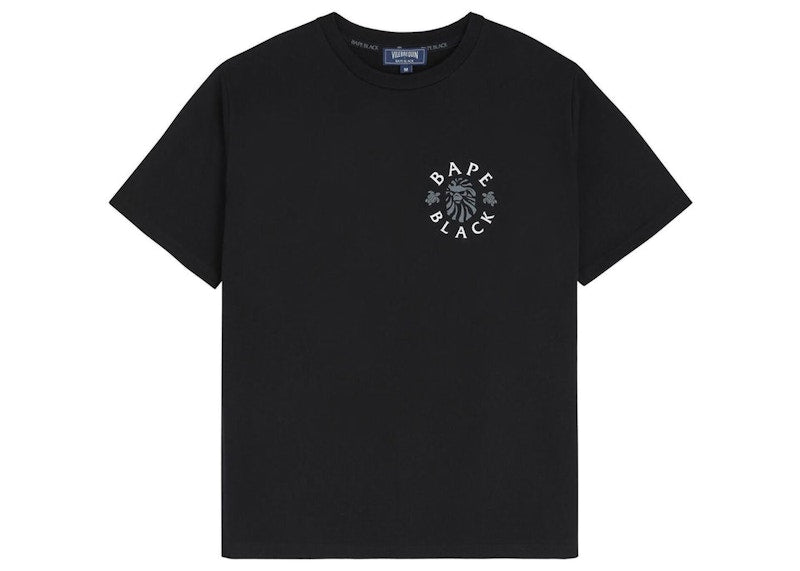 BAPE BLACK x Vilebrequin Front Print Tee Black