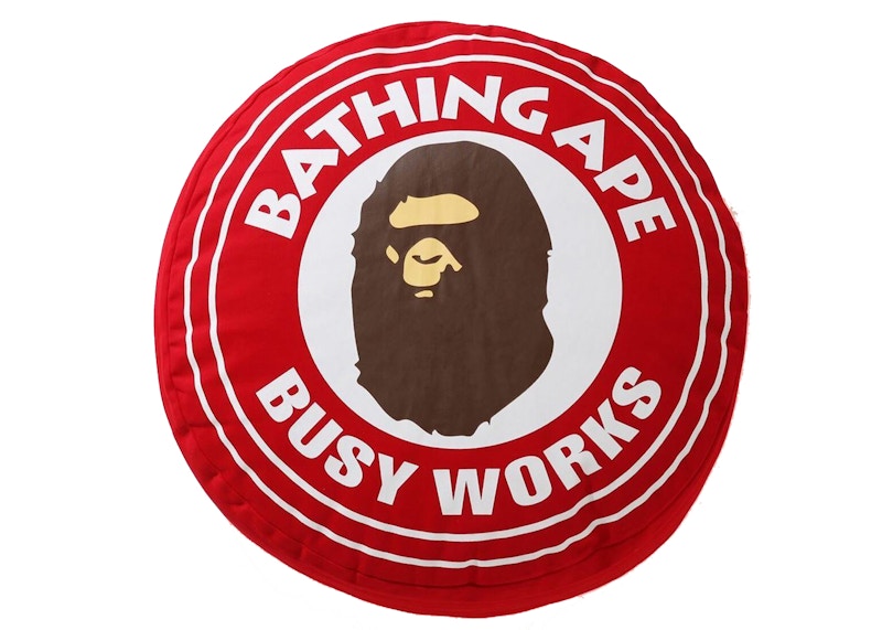 BAPE BWS Busy Works Cushion Red