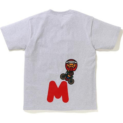 BAPE Baby Milo BMX Bunny Hop Tee Gray