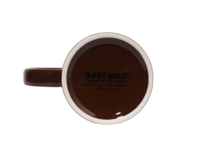 BAPE Baby Milo Baby Lisa Mug Cup Set Brown