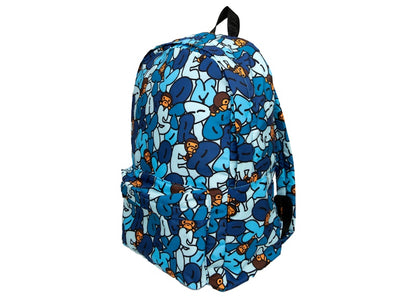 BAPE Baby Milo All Friends Large Backpack Blue