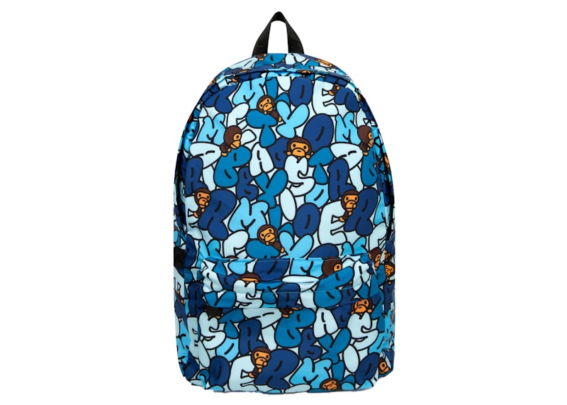 BAPE Baby Milo All Friends Large Backpack Blue