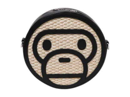 BAPE Baby Milo Basket Shoulder Bag Black