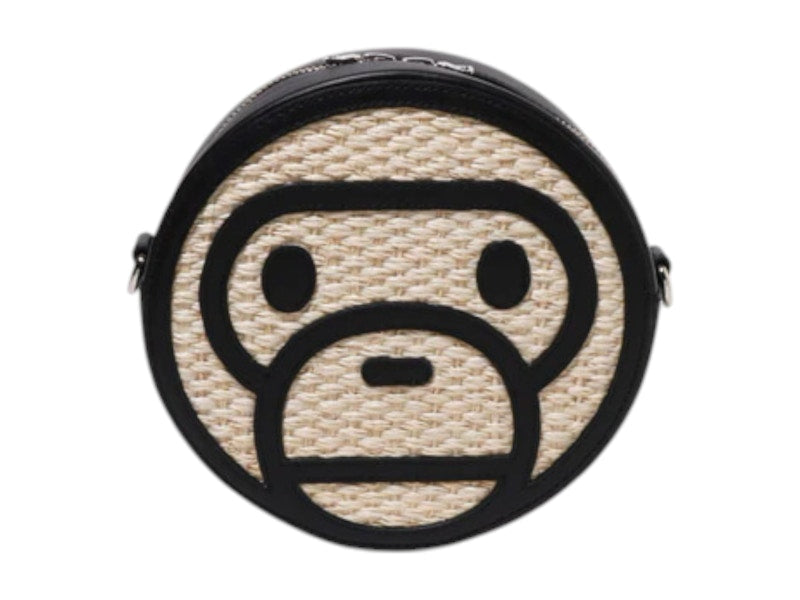 BAPE Baby Milo Basket Shoulder Bag Black