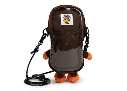 BAPE Baby Milo Corduroy Plush Mobile Bag Brown