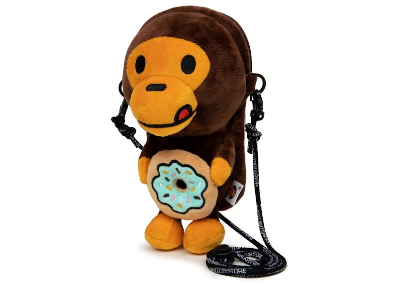 BAPE Baby Milo Donut Mobile Bag Brown/Blue