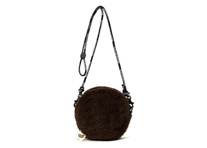 BAPE Baby Milo Face Cross Bag Brown