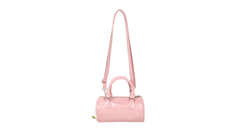 BAPE Baby Milo Faux Leather Small Barrel Bag Pink