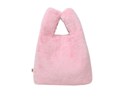 BAPE Baby Milo Fluffy Tote Bag Pink