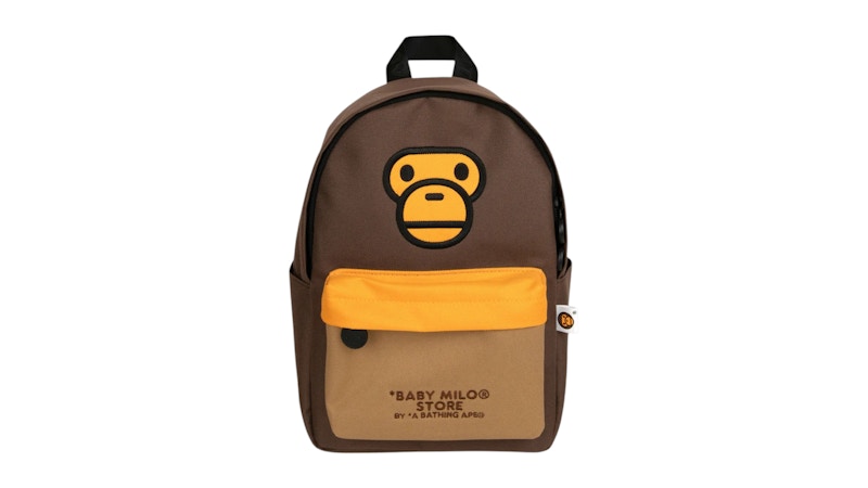 BAPE Baby Milo Hard Mini Backpack Brown