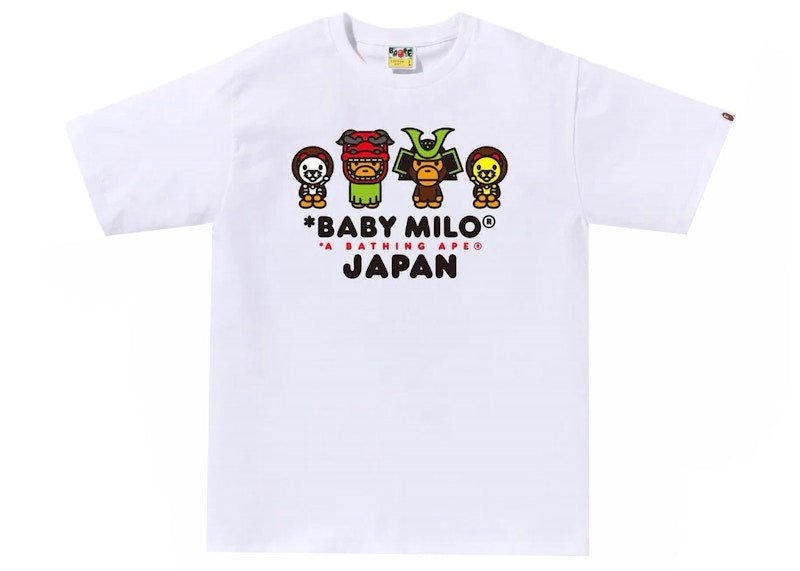 BAPE Baby Milo Japan Tee White
