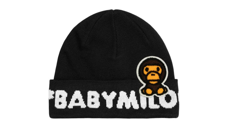 BAPE Baby Milo Knit Cap Black