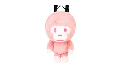 BAPE Baby Milo Large Plush Backpack Light Pink