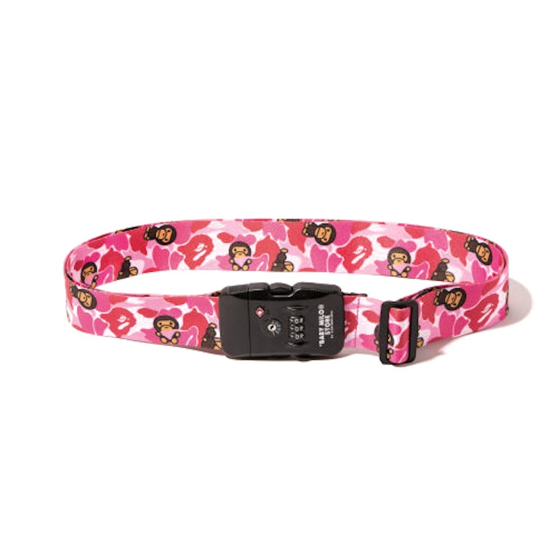 BAPE Baby Milo Luggage Belt Pink Camo