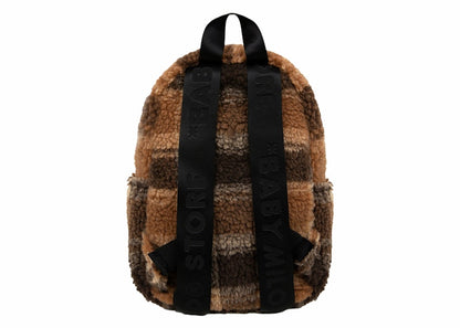 BAPE Baby Milo Mini Fur Check Backpack Multicolor