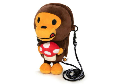 BAPE Baby Milo Mobile Bag (FW24) Brown