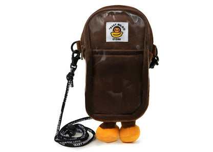 BAPE Baby Milo Mobile Bag (FW24) Brown